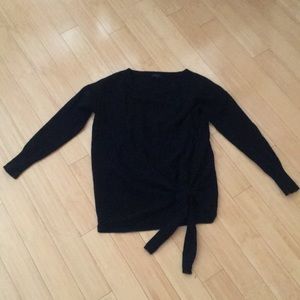 Black j. Crew tie sweater